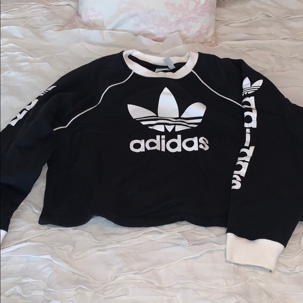 Adidas cropped sweatshirt